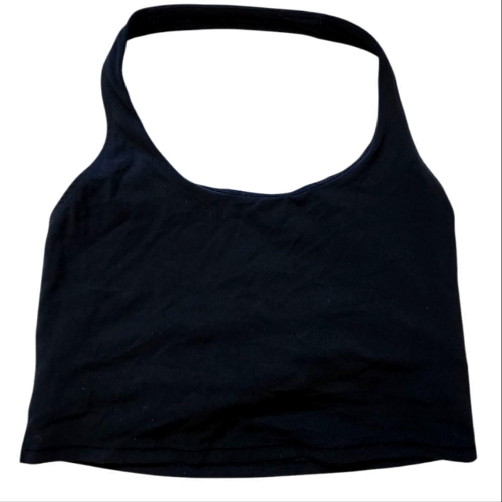 Athleta Black Halter Athletic Top Medium